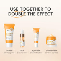 Vitamin C Skin Care Sets & Kits, Skin Care For Teenage Girls, Skin Care Set For Pamper Teenage Girls Gifts,Facial Kit,Skincare Set,Cleanser, Serum,Cream,Eye Cream