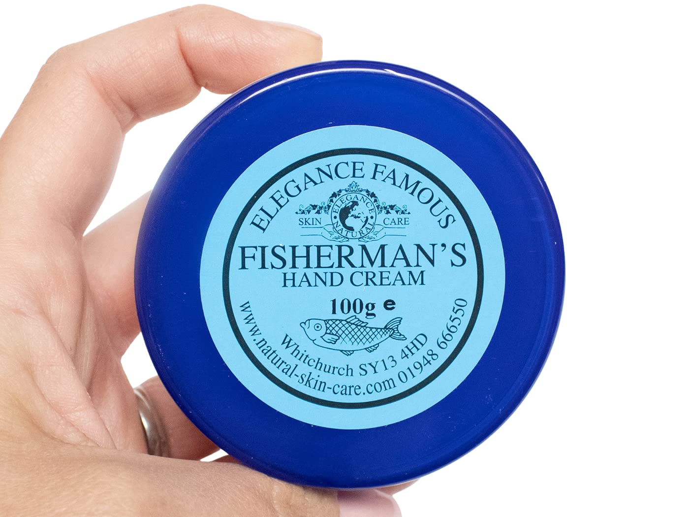 Fishermans Nourishing Hand Cream 100g by Elegance Natural Skin Care Restore and Repair Dry Chapped Outdoor Hands
