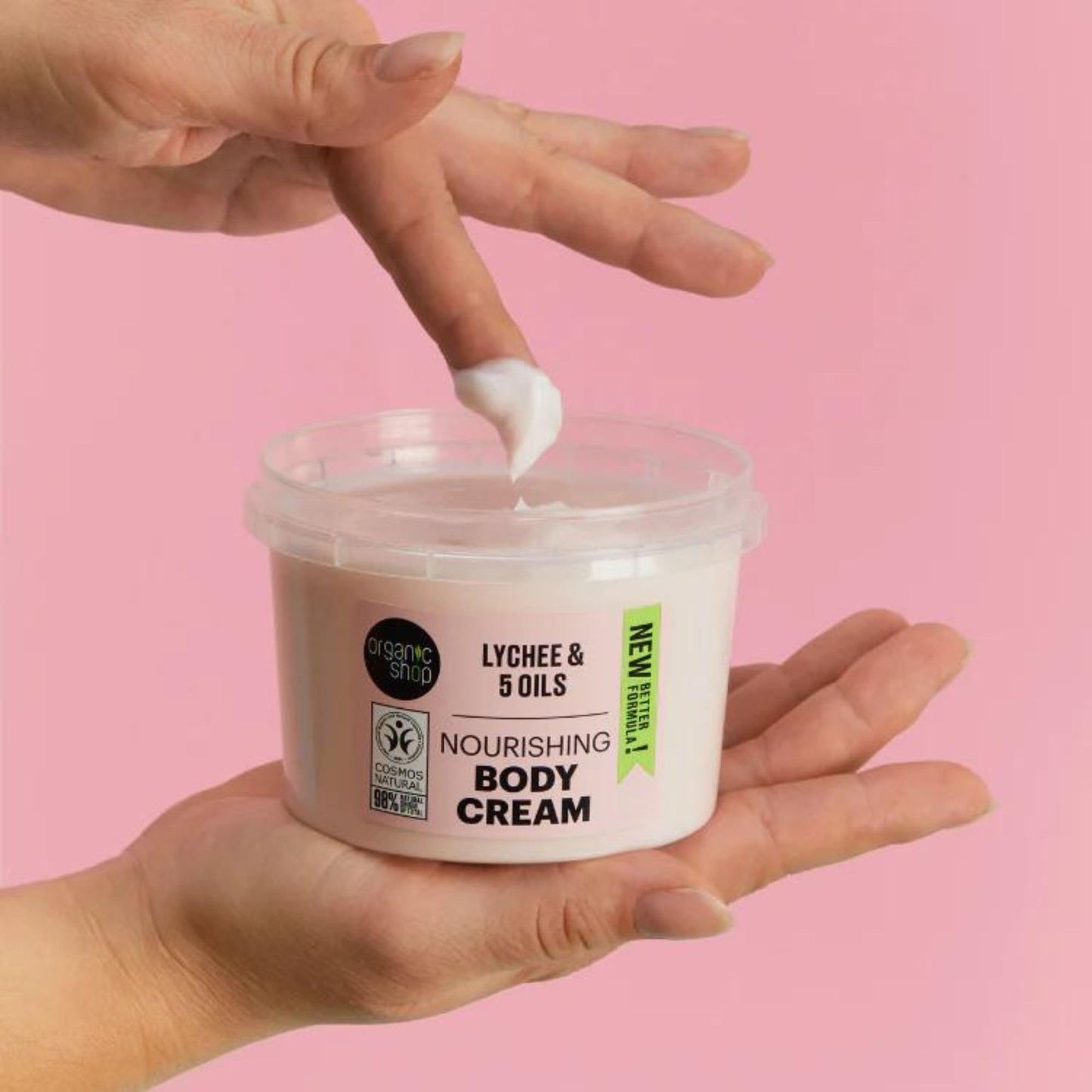 Organic Shop Body Cream Nourishing Lychee, 250 ml