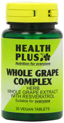 Health Plus Whole Grape Complex Antioxidant Plant Supplement - 30 Tablets