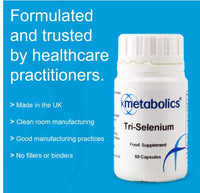 Tri-Selenium Complex Capsules - Contains Three Forms of Selenium, Sodium Selenate, Methylseloncysteine & L Selenomethione | Vegan Selenium Supplement 196mcg
