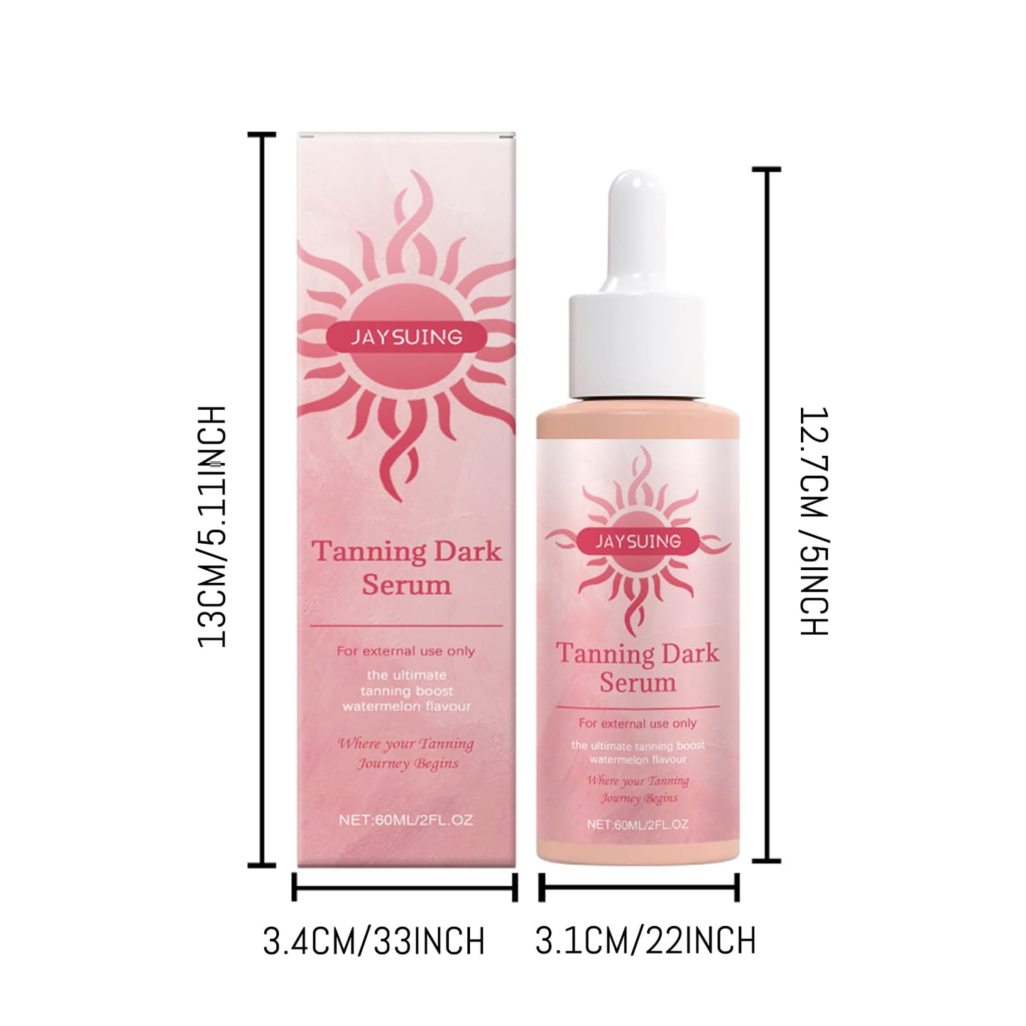 Ninnyi Sunless Tanning Drops, Naturally Boost Melanin Drops, Enhancing Your Natural Skin Tone