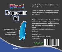 Simpli Pure Magnesium Oil 250ml