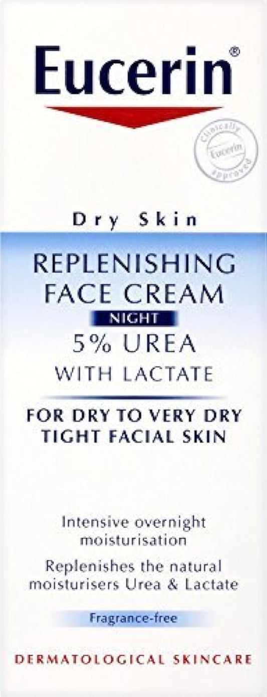 Eucerin Replenishing Face Cream Night 5% Urea 50ml