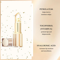 Kenmohuo Transferproof Colour Changing Lipstick, Long Lasting 24H Lipstick, Moisturizing Glossy Tinted Lip Gloss with Gold Foil, Temperature Reactive Lip stick for Women, Non-Sticky, Kiss-Proof