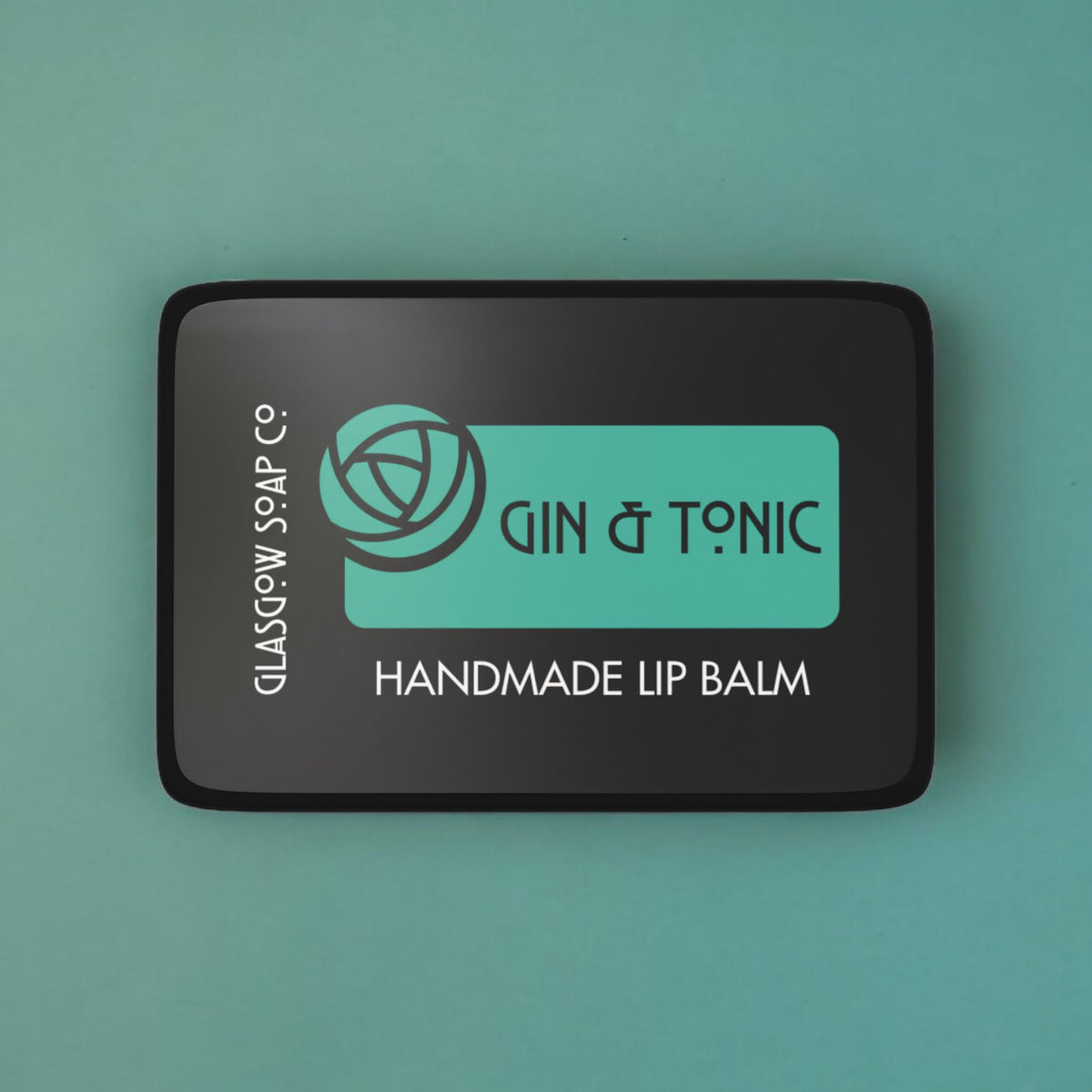 Glasgow Soap Company Gin & Tonic Lip Balm Made with Coconut Oil, Shea Butter and Beeswax - 15g