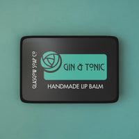 Glasgow Soap Company Gin & Tonic Lip Balm Made with Coconut Oil, Shea Butter and Beeswax - 15g