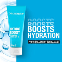 Neutrogena Hydro Boost City Shield Hydrating Face Lotion SPF 25, Protects Against Pollution and Sun Damage, with Hyaluronic Acid and Antioxidant for Radiant Skin, Broad Spectrum, 50ml