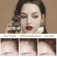 SOVONCARE Hairline Powder Instantly Hairline Shadow Gray Hair Coverage Touch Up Hair Powder for Thinning Hair for Women Hair Root Cover Up Powder (1-Black, 0.14 Ounce (Pack of 1))