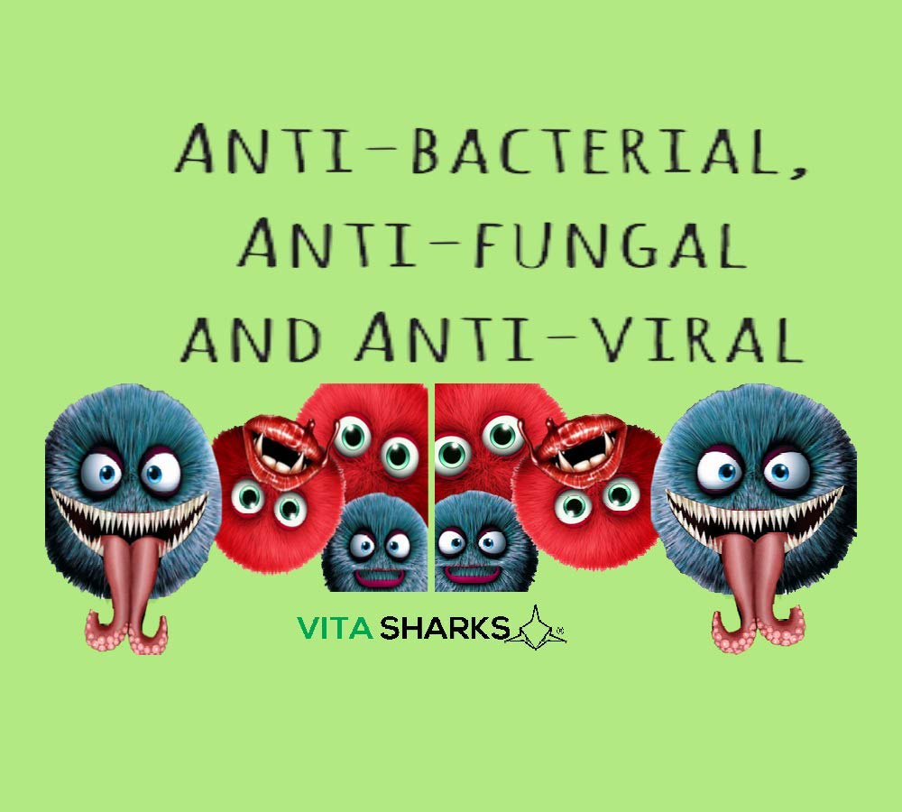 Vita Sharks VitaDefence+ Vitamin C - Bespoke Potent & Comprehensive All-in-One Vegan Anti-Oxidant Formula to Defend, Support & Boost Overall Immunity - Kosher
