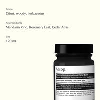Aesop Resurrection Aromatique Hand Balm 120ml
