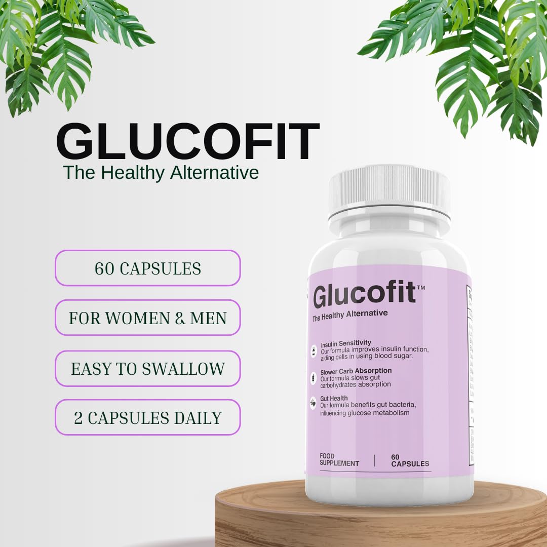 SUPPLEMENT PARADISE GlucoFit - The Healthy Alternative | Weight Management | 1 Month Supply | 60 Capsule