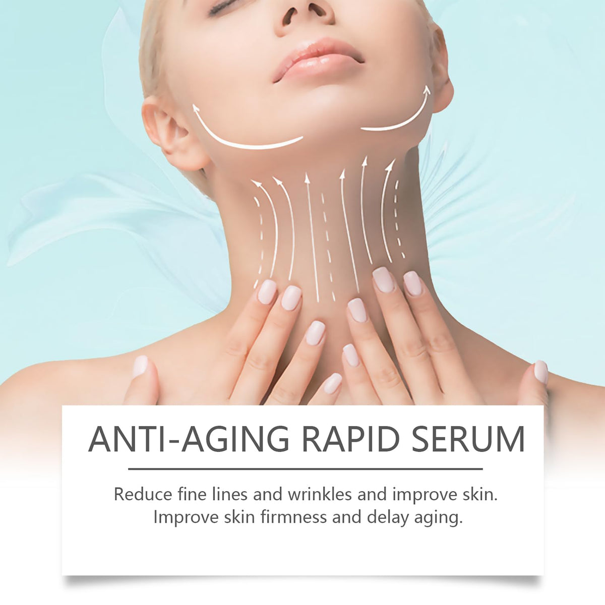 Generic Anti Wrinkle Filler Serum for Face, Collagen Enriched Facial Firming Cream, Skin Tightening Lotion for Neck & Eye Area, Deep Hydration Cream for Women, Night Repair Moisturizer
