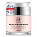 ROSVANEE Retinol Moisturizer Dermatologist Tested Anti Aging Cream for Face, Neck and Eye with 2.5% Retinol, Hyaluronic Acid and Vitamins E & B5, Anti Wrinkle Deep Hydration Cream for Men & Women