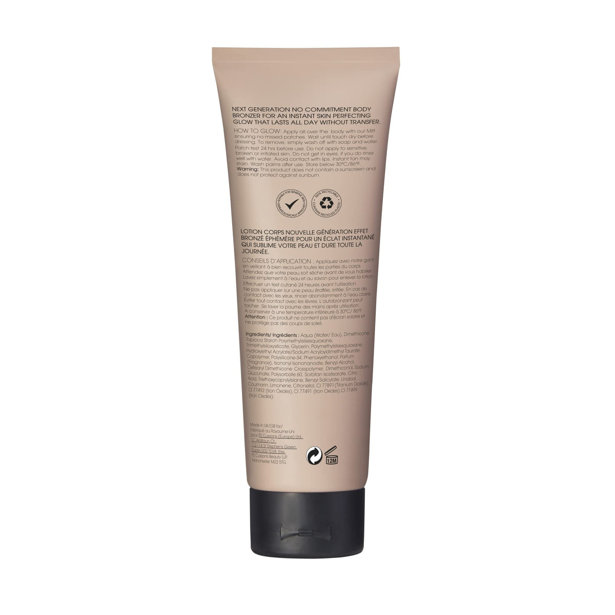 St.Tropez Self Tan Instant Glow, Light/Medium Shade, Smudge-Proof Body Makeup, Vegan, Natural & Cruelty Free, 100 ml