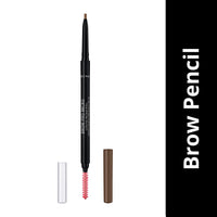 Rimmel London Brow Pro Micro Ultra-Fine Precision Pencil & Brush, Natural-looking Defined Brows, Soft Brown, 0.03 g