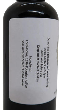 Qualified Naturopath - Professional Practitioner Products Lugols Iodine Solution 5% - 50ml - with Dripper/Dropper Top