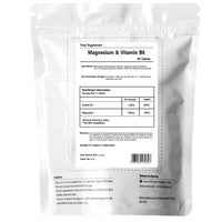 UKHealthHouse Magnesium + Vitamin B6 - Strong Micro Tablets Cramp Stress Fatigue Immune System Bone Muscle Teeth Health MAGNEZ + VIT B6 Tabs Magne b6 (90 tabs)