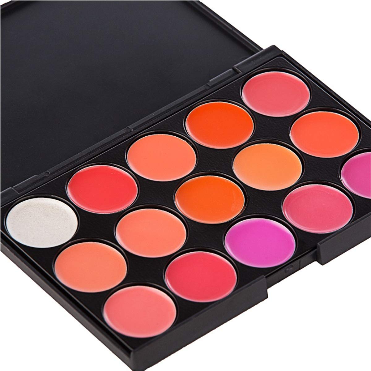 FantasyDay Pro 15 Colors Cream Lip Gloss Xmas Makeup Palette Cosmetics Contouring Kit - Ideal for Professional and Daily Use