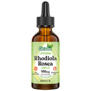 Cheroline Liposomal Rhodiola Rosea 950 mg, 9-in-1 rhodiola Rosea Drops 60 ml, Rhodiola Root Liquid Tincture, Vegan Adaptogenic Herb Supplement for Energy, Stress & Mood (Pack of 1)