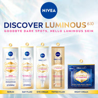 NIVEA Cellular LUMINOUS 630 Anti-Dark Circles Eye Treatment Cream (15ml), Eye Cream for Dark Circles with Hydrating Formula, Made with Caffeine and Hyaluronic Acid