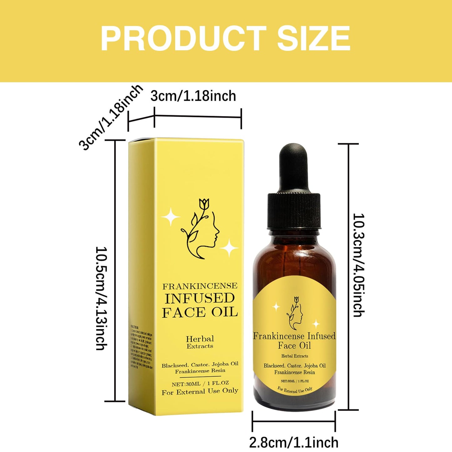 Leogony 2Pcs Frankincense Oil for Skin, Organic Moisturizing Frankincense Resin Cold Pressing Essence, Smooths Fine Lines and Wrinkles