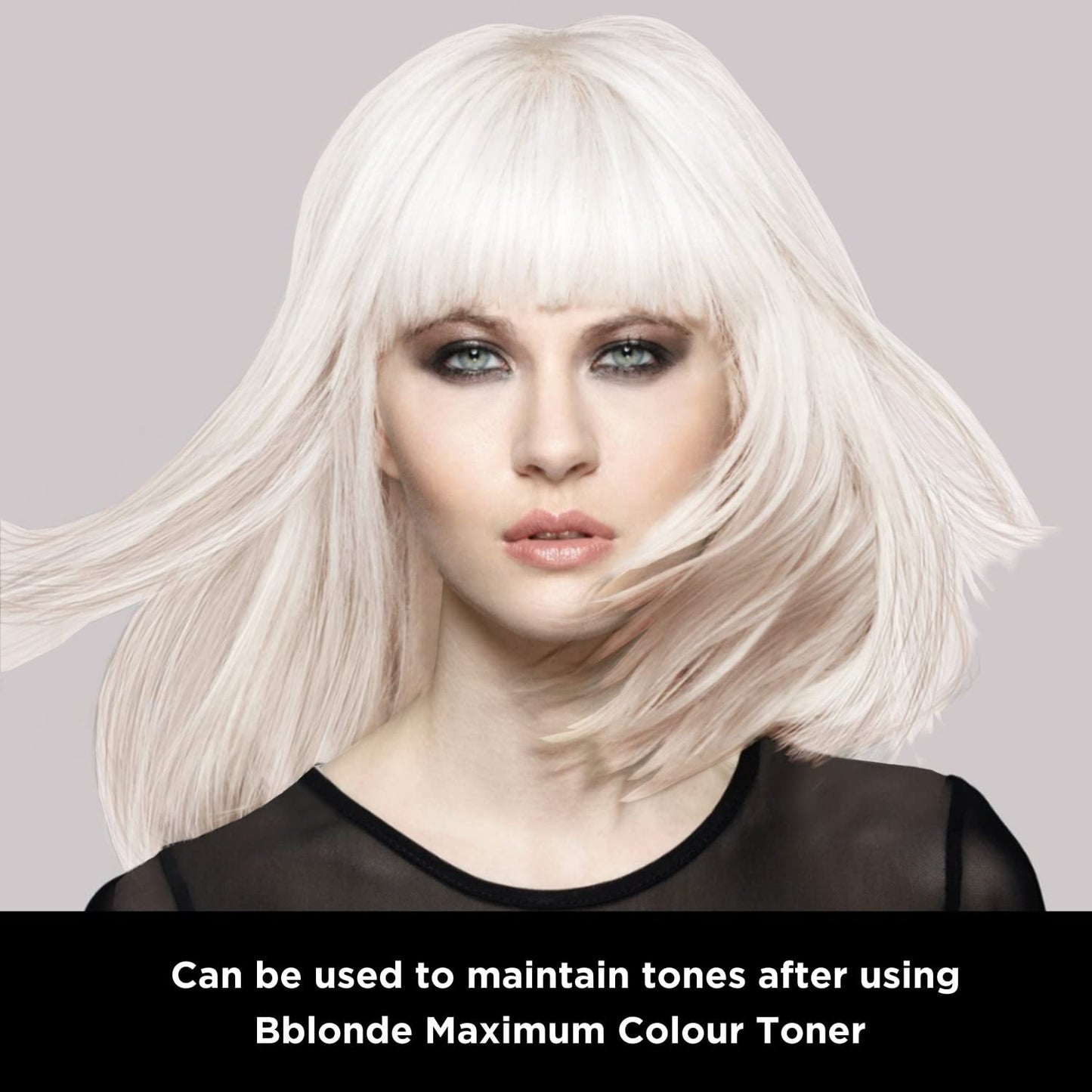 Jerome Russell Bblonde Platinum Toning Drops - Non-Permanent Platinum Hair Toner, Refresh & Maintain Blonde Hair Dye, Add Drops in Shower with Shampoo or Conditioner, 50 Uses