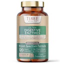 Time Health Ultra Digestive Enzymes Complex – Natural & Comprehensive 18 Enzyme Formula – for Bloating Relief, Regular Movements and Overall Digestion – 120 Capsules – UK Made – Zero Additives