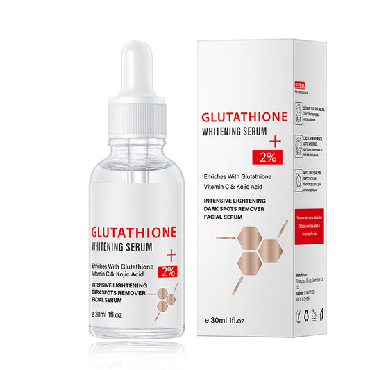 ISBEAUSOLS Glutathione Serum - Kojic Acid Serum for Skin Lig_htening - Dark Spot Correcting Glow Serum - Vitamin C Serum for Face - Hydrating Serum - Facial Serum for Even Skin Tone, Moisturising (30ml)