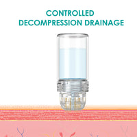 Lazzybeauty Hydra Needle 20 Derma Stamp Microneedling Pin Length 0.5 mm, Serum Applicator Bottle Reusable for Anti-aging Skin Care Hair Beard Growth Stimulation