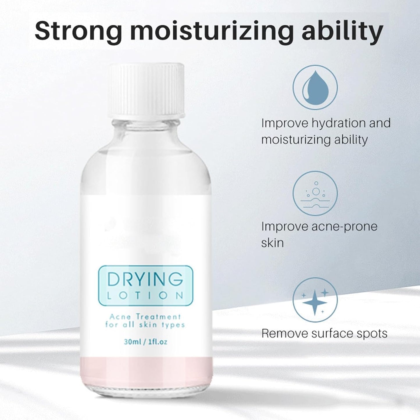 Eveloveu Anti-Acne Serum & Drying Lotion – Fast-Acting Acne Treatment to Dry Out Blemishes, Reduce Pimples & Redness. Gentle Acnecide Face Lotion for Teenage Girls, Women & Men – Clear, Healthy Skin Care