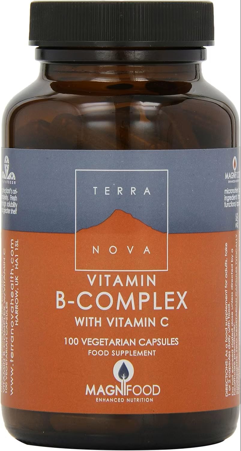 Terranova TERRANOVA B Complex With Vitamin C Capsule- 100 Vegicaps