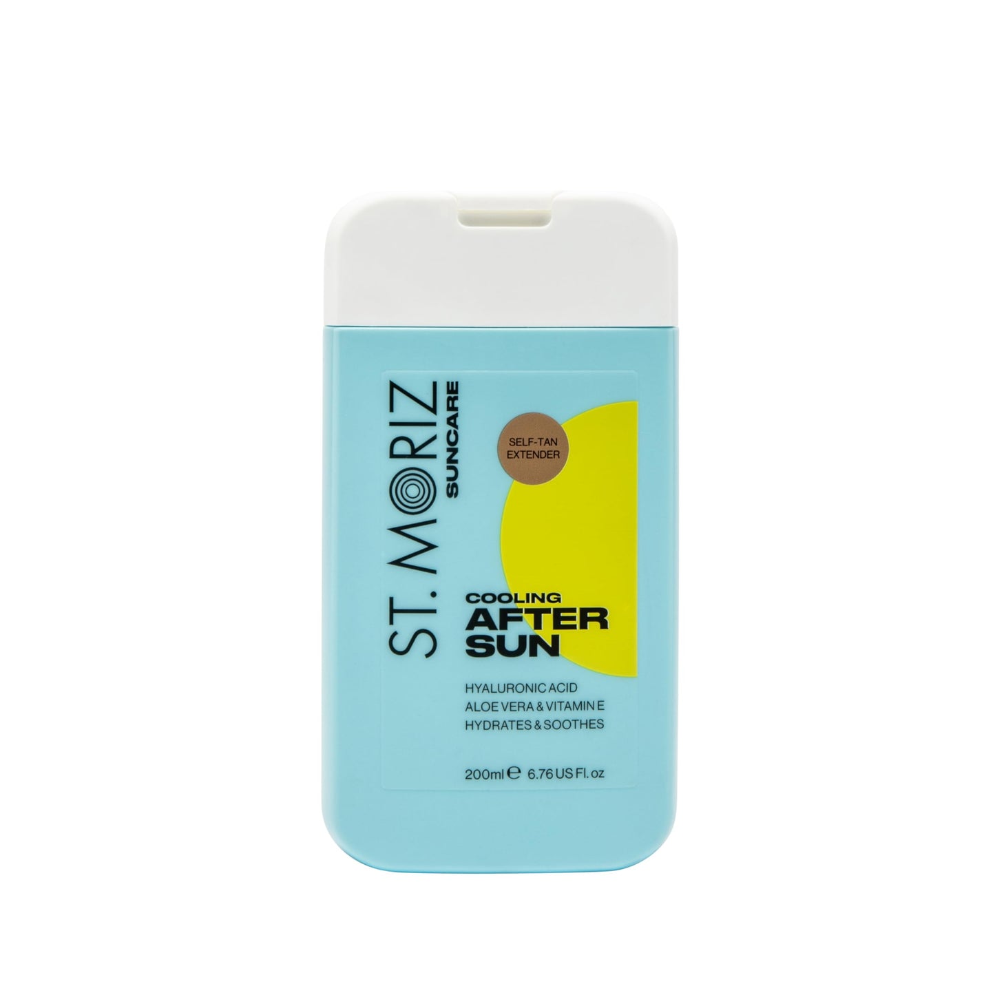 ST. MORIZ St Moriz Suncare Cooling After Sun Body Lotion with Self Tan Extender | After Sun Care Cooling Body Moisturiser with Hyaluronic Acid, Aloe Vera & Vitamin E | Dermatologically Tested | Vegan | 200ml