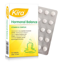 Kira Hormonal Balance | 80 Film Coated Tablets | Vitamin B-Complex, Vitamin C and folic Acid | hormonal Balance for Women, Mental Performance and Energy Levels