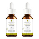 Derora Avocado Oil | Nourishes Skin, Hair & Nails | 100% Pure | Cold Pressed & Unrefined | Antioxidant & Vitamin A, B, D & E Rich | For All Skin Types | Vegan & Cruelty Free (30ml x2)