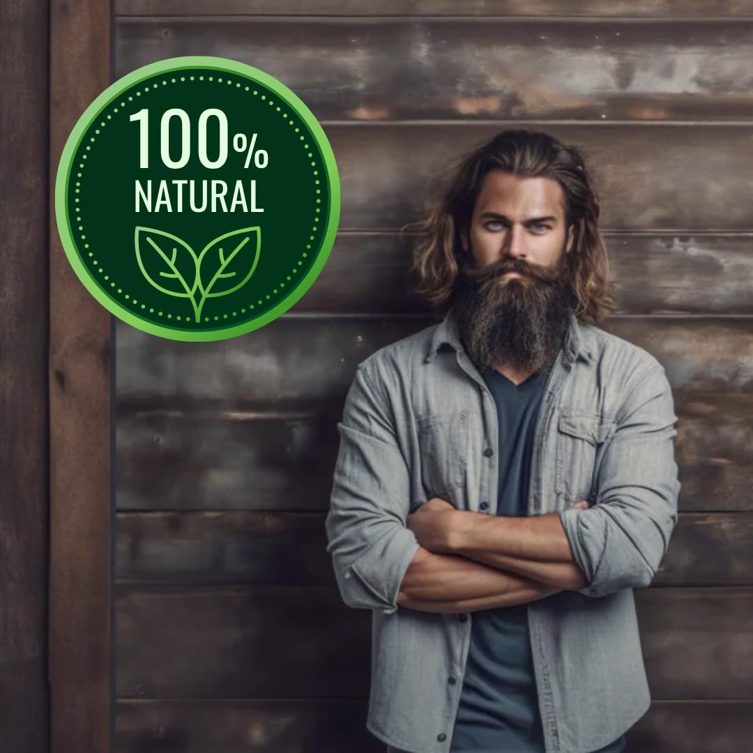 Dark Night Bedtime Beard Oil by RUNESILK | Beard Oil for Men - Conditioner with Argan Oil - Gentle Beard Care for All Skin Types | Made in the UK | Vegan Friendly