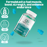 Organic Gains OG Creatine Ultra – 90 Gummies | 5000mg MAX Creatine Monohydrate & 1500mg GAA | Up to 8.5X More Uptake, Fast-Absorbing Formula for Enhanced Muscle & Brain Power, No Water Retention