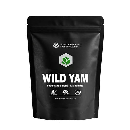 Generic Wild Yam Root Extract - 120 Tablets - Easy to Swallow - Letterbox Friendly - Dietary Supplement