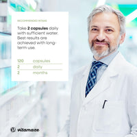 Vitamaze - amazing life Boswellia Serrata Capsules 900mg - 2 Months Supply - 85% Frankincense Boswellia Acid 100% - Joint Care Natural from India Boswellia Serrata, Made in Germany