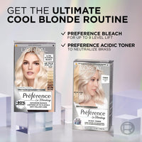 L'Oreal Paris Preference Le Blonding Hair Toner, Acidic Platinum Ice