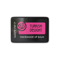 Glasgow Soap Company Turkish Delight Lip Balm Made with Coconut Oil, Shea Butter and Beeswax -15g.