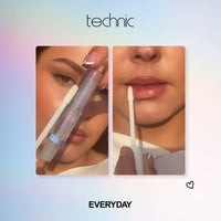 Technic Plumping Lip Gloss - Invigorating, Clear, Volumising Plump Effect For Fuller and Softer Lips - Natural, High-Shine Formula for a Perfect Pout