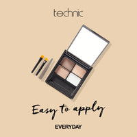 Technic Ultimate Brow Kit - All-In-One Compact Eyebrow Shaper Set - Professional Kit With Wax to Shape, Powder to Define & Tweezers to Groom