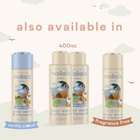 Nala's Baby Original Body Wash & Shampoo | Award-winning | 99% Natural | Dermatologically-tested and Paediatrician-approved | Tear-Free | Nourishing Oat and Shea Butter | Vegan | 200ml | Nalas Baby