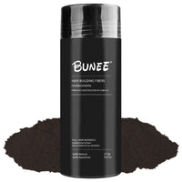 Maxter Bunee Hair Fibres - Hair Thickener - Hair Loss Coverage in 30 Seconds - 100% Natural Cotton Hair Powder Women and Men (Dark Brown 27.5g)