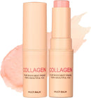 ChicNana Collagen Multi Balm Stick, Collagen Stick Lip Balm Anti Wrinkles Face Moisturiser, Hydrating Eye Boosting Moisturer for Face Eye Lip Neck