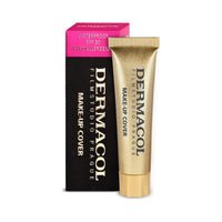 Dermacol Mini Full Coverage Foundation 13g, Liquid Matte Makeup with SPF 30, Waterproof Foundation for Oily Skin, Acne, & Under Eye Bags, Long-Lasting Makeup Products Shade - 210