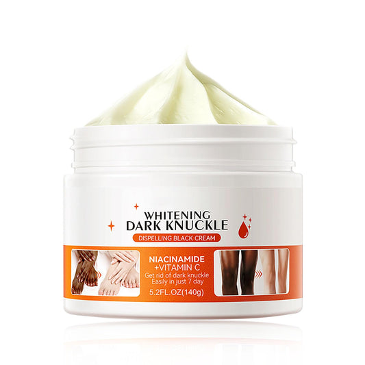 ISBEAUSOLS Skin Li-ghtening Cream - Wh-itening Body Cream for Dark Knuckle - Vitamin C & Niacinamide Skin Blea-ching Cream - Bri-ghtening Cream for Black Skin - Body Moisturiser for All Skin Types (140g)