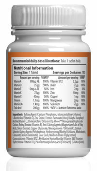 Simply Supplements 50 Plus Formula for Over 50s | Multivitamin & Mineral Complex | 360 Tablets