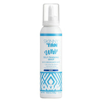 Skinny Tan Whip Dark Mousse - Instant Fake Tan for Streak Free, Radiant & Natural Glow, Cruelty-Free, Paraben Free & Vegan Skincare with Coconut & Vanilla Aroma - Dark Self Tan, 150ml